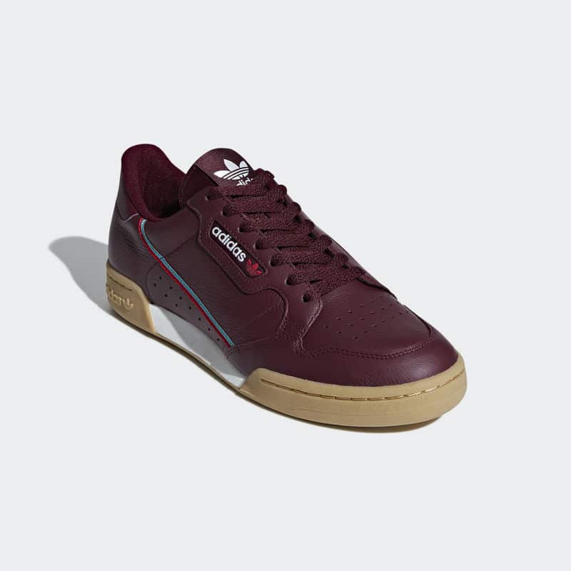 adidas Continental 80 Maroon B41677 Grailify